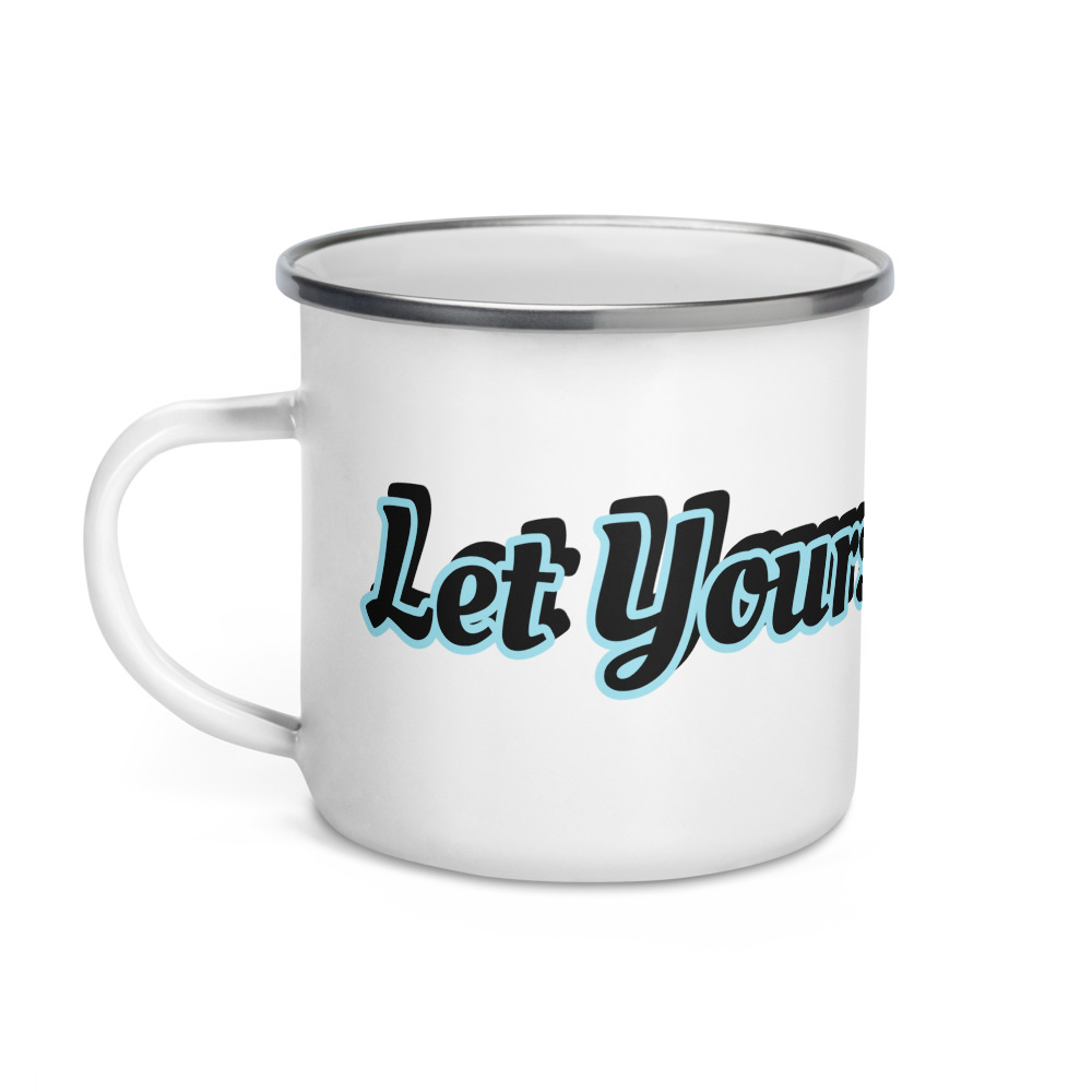 Let Yourself Sparkle Enamel Mug - Image 3