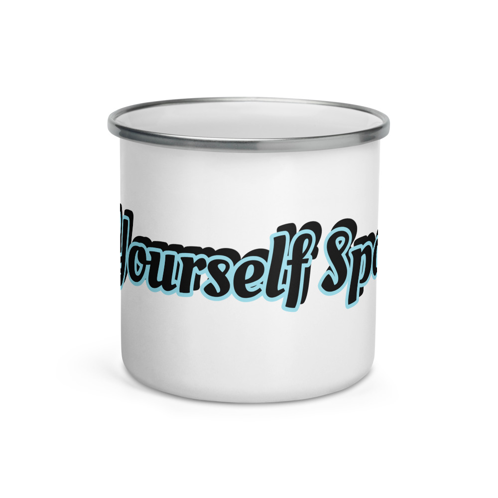 Let Yourself Sparkle Enamel Mug